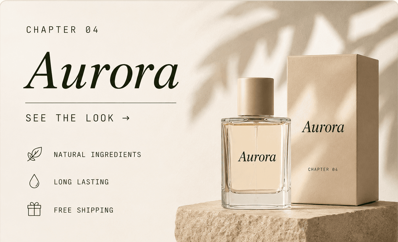 Variant B - Aurora editorial creative